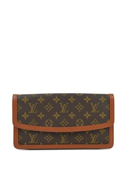 Louis Vuitton Pre-Owned: Коричневый клатч 