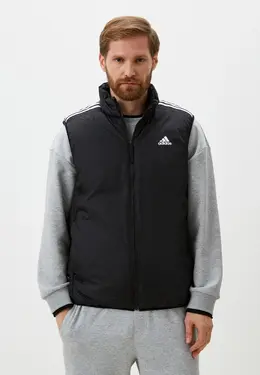 adidas: Чёрный жилет 