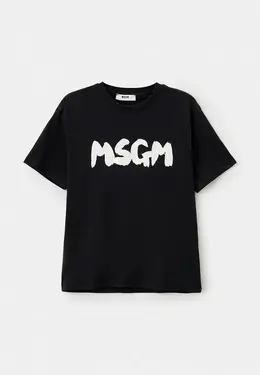 MSGM Kids: Чёрная футболка 