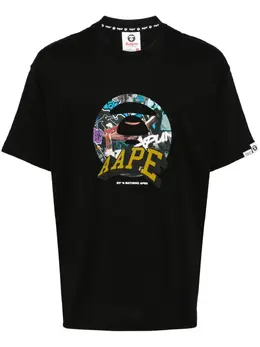 AAPE BY *A BATHING APE®: Футболка с принтом 