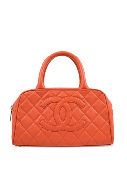 CHANEL Pre-Owned: Оранжевая сумка 