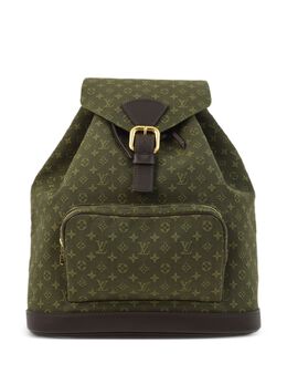 Louis Vuitton Pre-Owned: Зелёный рюкзак 