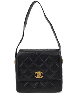 CHANEL Pre-Owned: Чёрная сумка 