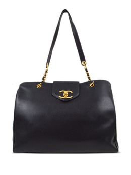 CHANEL Pre-Owned: Чёрная сумка 