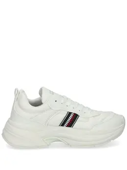Tommy Hilfiger: Белые кроссовки 