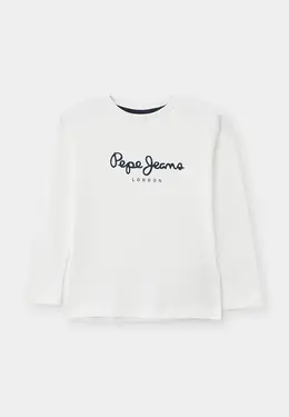 Pepe Jeans: Белый свитшот 