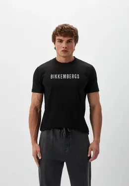 Bikkembergs: Чёрная футболка 