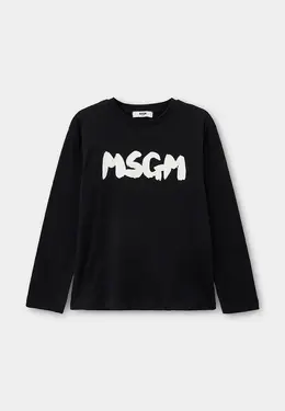 MSGM Kids: Чёрный свитер 