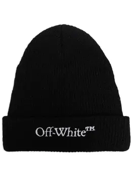 Off-White: Чёрная шапка 
