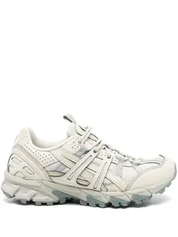 ASICS: Зелёные кроссовки  Gel