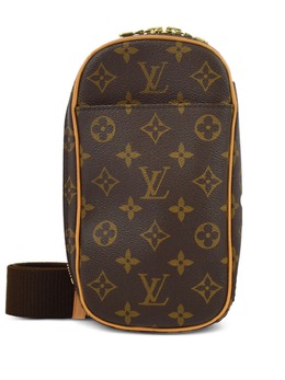 Louis Vuitton Pre-Owned: Коричневая сумка через плечо 
