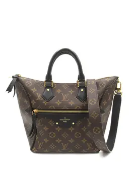 Louis Vuitton Pre-Owned: Коричневая сумка-шоппер 