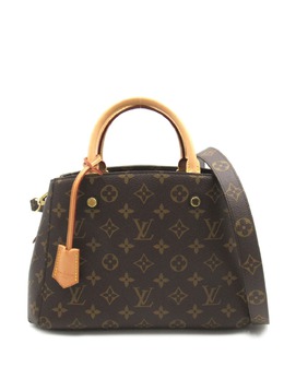 Louis Vuitton Pre-Owned: Коричневая сумка-шоппер 