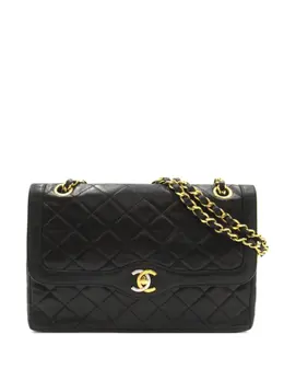 CHANEL Pre-Owned: Чёрная сумка 