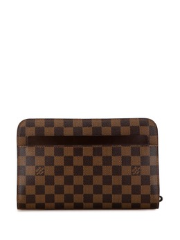 Louis Vuitton Pre-Owned: Коричневый клатч 