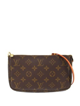 Louis Vuitton Pre-Owned: Коричневый клатч 