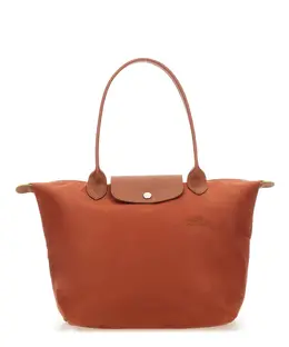 Longchamp: Коричневая сумка  Le Pliage