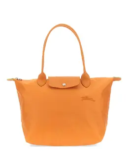 Longchamp: Оранжевая сумка  Le Pliage