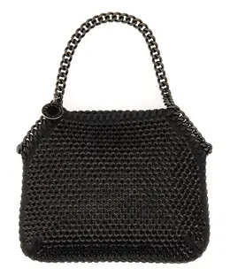 Stella McCartney: Чёрная сумка  Falabella Mini