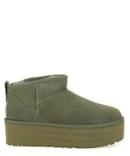 UGG: Зелёные ботинки  Ultra Mini