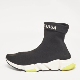 Balenciaga: Чёрные кроссовки  Speed Trainer