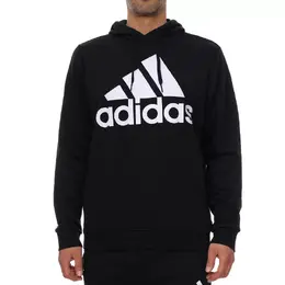 Adidas: Чёрная толстовка  Essentials