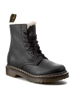 Dr. Martens: Чёрные ботинки 