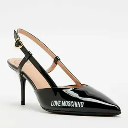 LOVE MOSCHINO: Чёрные босоножки 