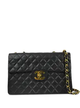 CHANEL Pre-Owned: Чёрная сумка 