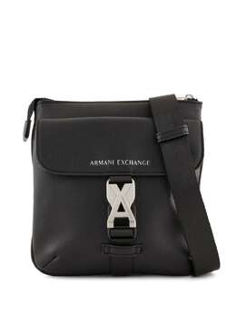 Armani Exchange: Чёрная сумка 