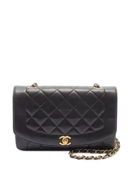 CHANEL Pre-Owned: Чёрная сумка через плечо 