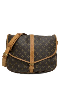 Louis Vuitton Pre-Owned: Коричневая сумка через плечо 