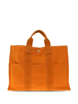 Hermès Pre-Owned: Оранжевая сумка-шоппер 