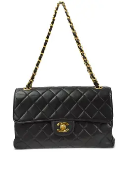 CHANEL Pre-Owned: Чёрная сумка 