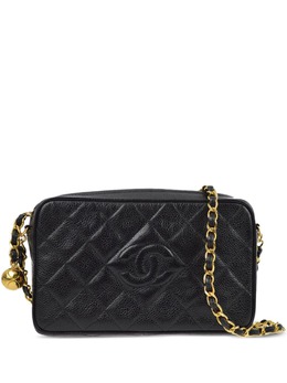 CHANEL Pre-Owned: Чёрная сумка 