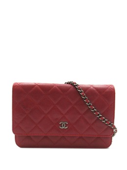 CHANEL Pre-Owned: Красный кошелёк 