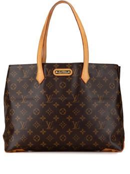 Louis Vuitton Pre-Owned: Коричневая сумка-шоппер 