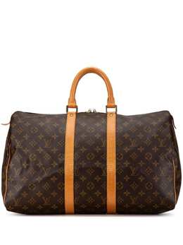 Louis Vuitton Pre-Owned: Коричневая сумка 