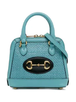 Gucci Pre-Owned: Голубая сумка 