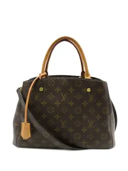 Louis Vuitton Pre-Owned: Коричневая сумка 
