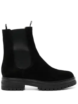 Gianvito Rossi: Чёрные ботинки 