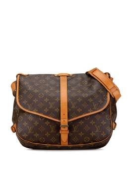 Louis Vuitton Pre-Owned: Коричневая сумка через плечо 