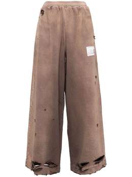 Maison MIHARA YASUHIRO: Рваные брюки 