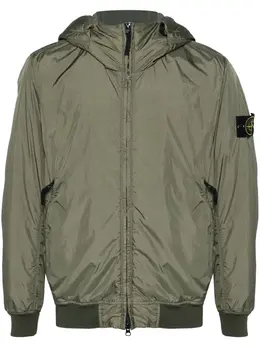 Stone Island: Зелёная куртка 