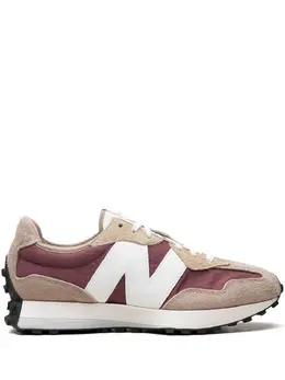 New Balance: Бордовые кроссовки  327