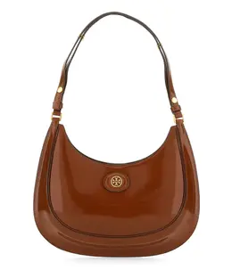 Tory Burch: Коричневая сумка  Robinson