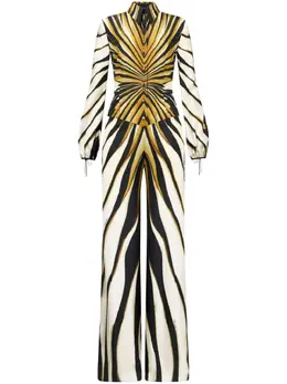 Roberto Cavalli: Комбинезон с принтом 