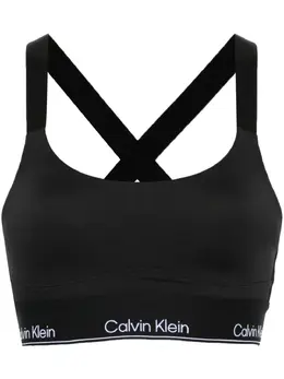 Calvin Klein: Чёрный бюстгальтер  Sports