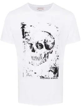 Alexander McQueen: Футболка  Skull с принтом