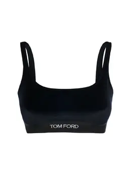 TOM FORD: Чёрный бюстгальтер  Logo